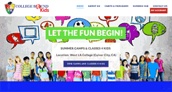 Desktop Screenshot of collegebound4kids.com