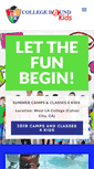 Mobile Screenshot of collegebound4kids.com